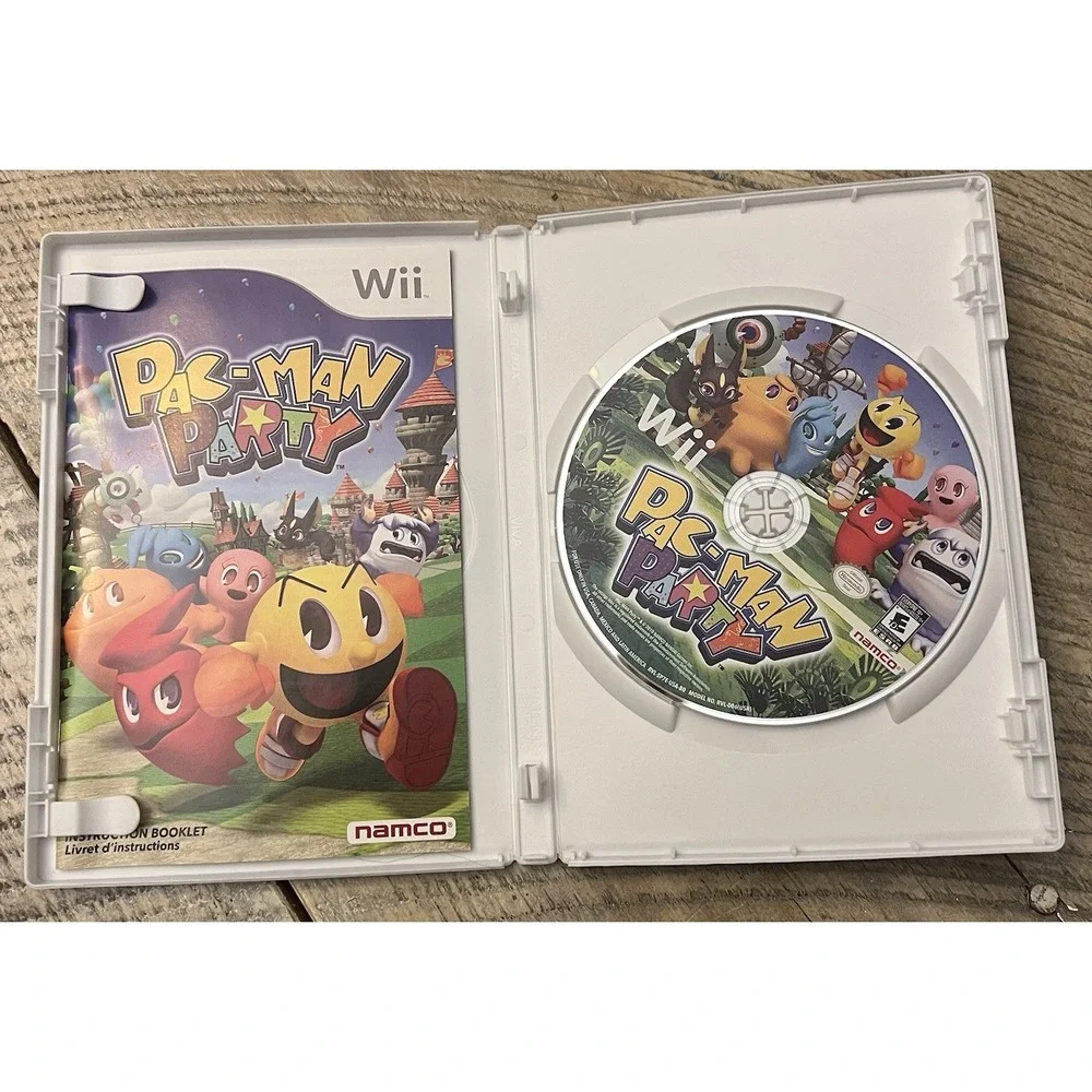 Pac-Man Party (Nintendo‎ Wii, 2010) All Paperwork